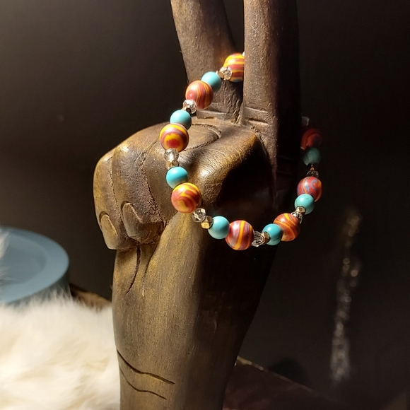 Handmade crystal bracelet. - Picture 4 of 4